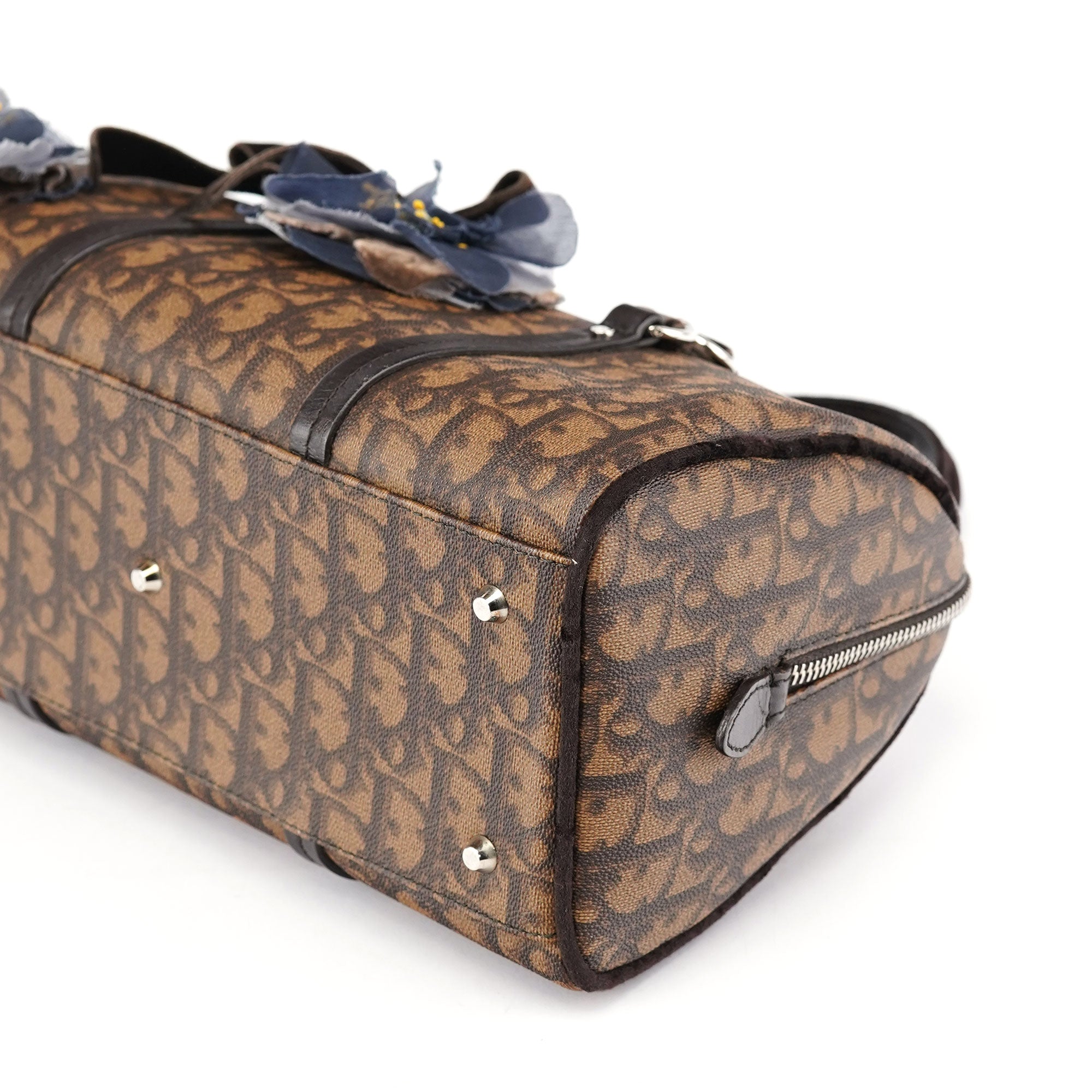 Christian Dior Brown Trotter Mini Boston Bag