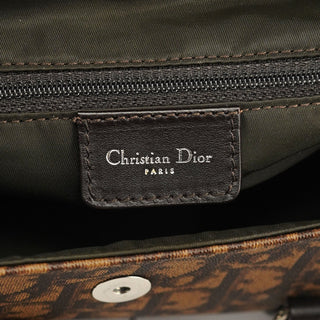 Christian Dior Brown Trotter Monogram Shoulder Bag