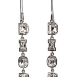 Christian Dior Crystal Dior Logo Earrings