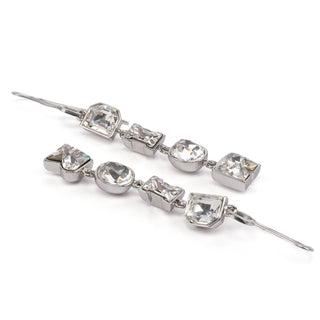 Christian Dior Crystal Dior Logo Earrings