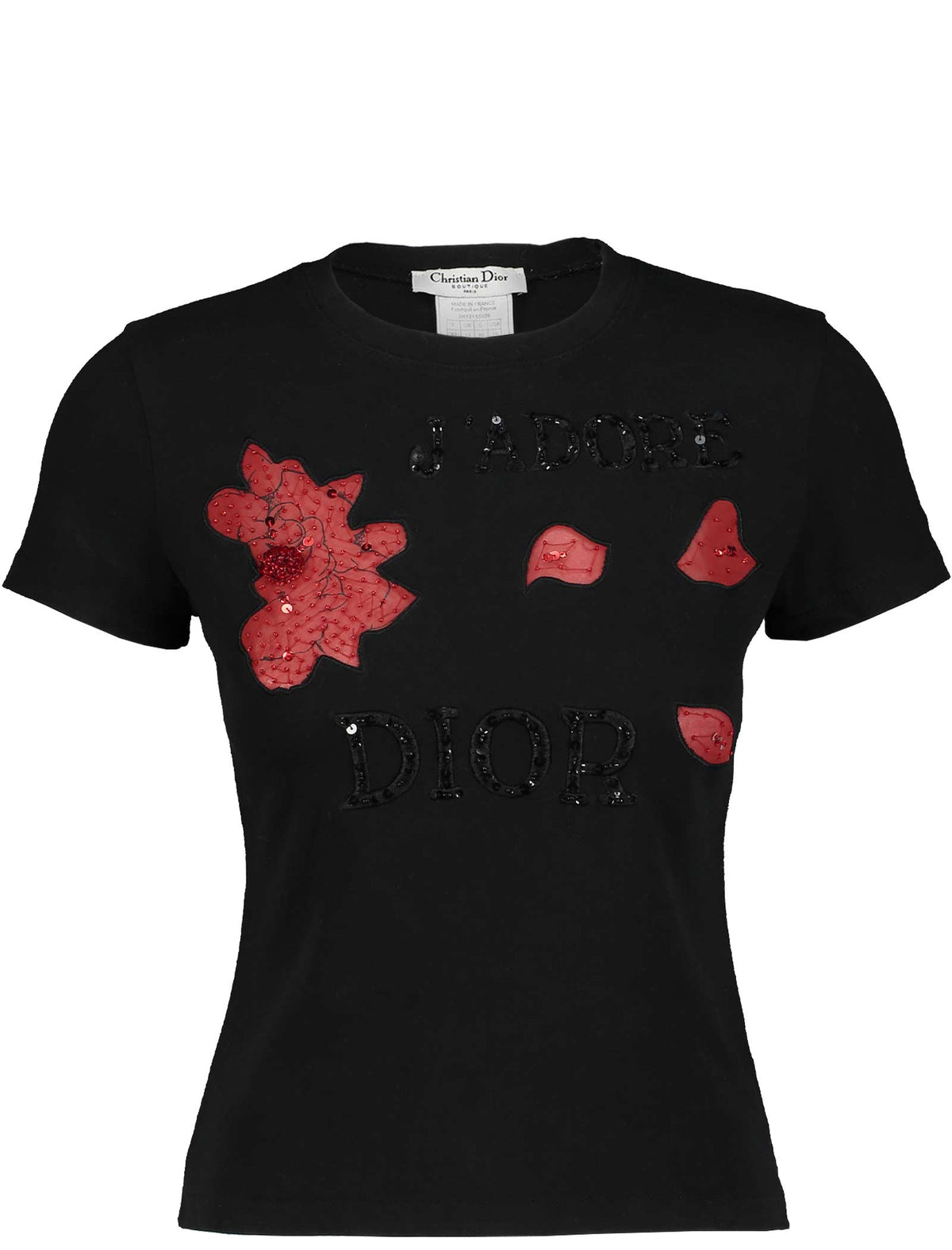 Dior Rose Print T-Shirt ローズ Mサイズ ディオール