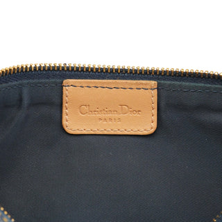Christian Dior Navy Denim Mini Saddle Shoulder Bag