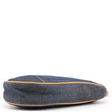 Christian Dior Navy Denim Mini Saddle Shoulder Bag