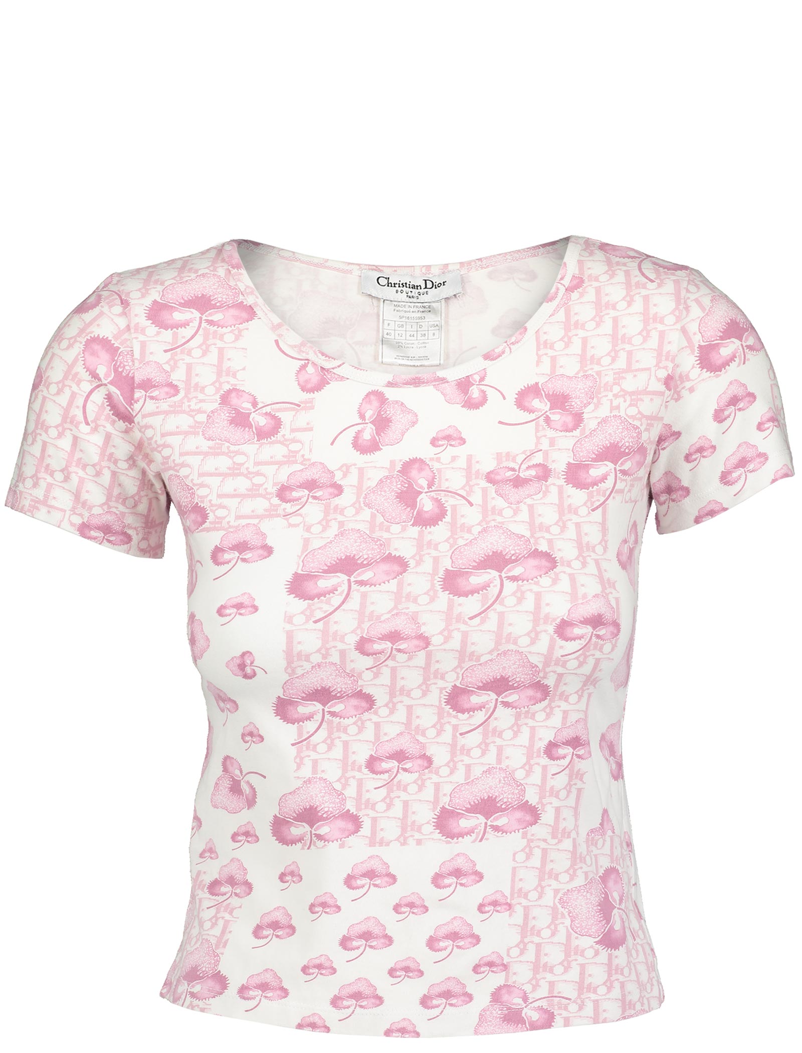 Christian Dior Pink Trotter Monogram Girly T-Shirt – Rediscover