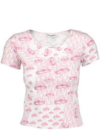 Christian Dior Pink Trotter Monogram Girly T-Shirt IT44