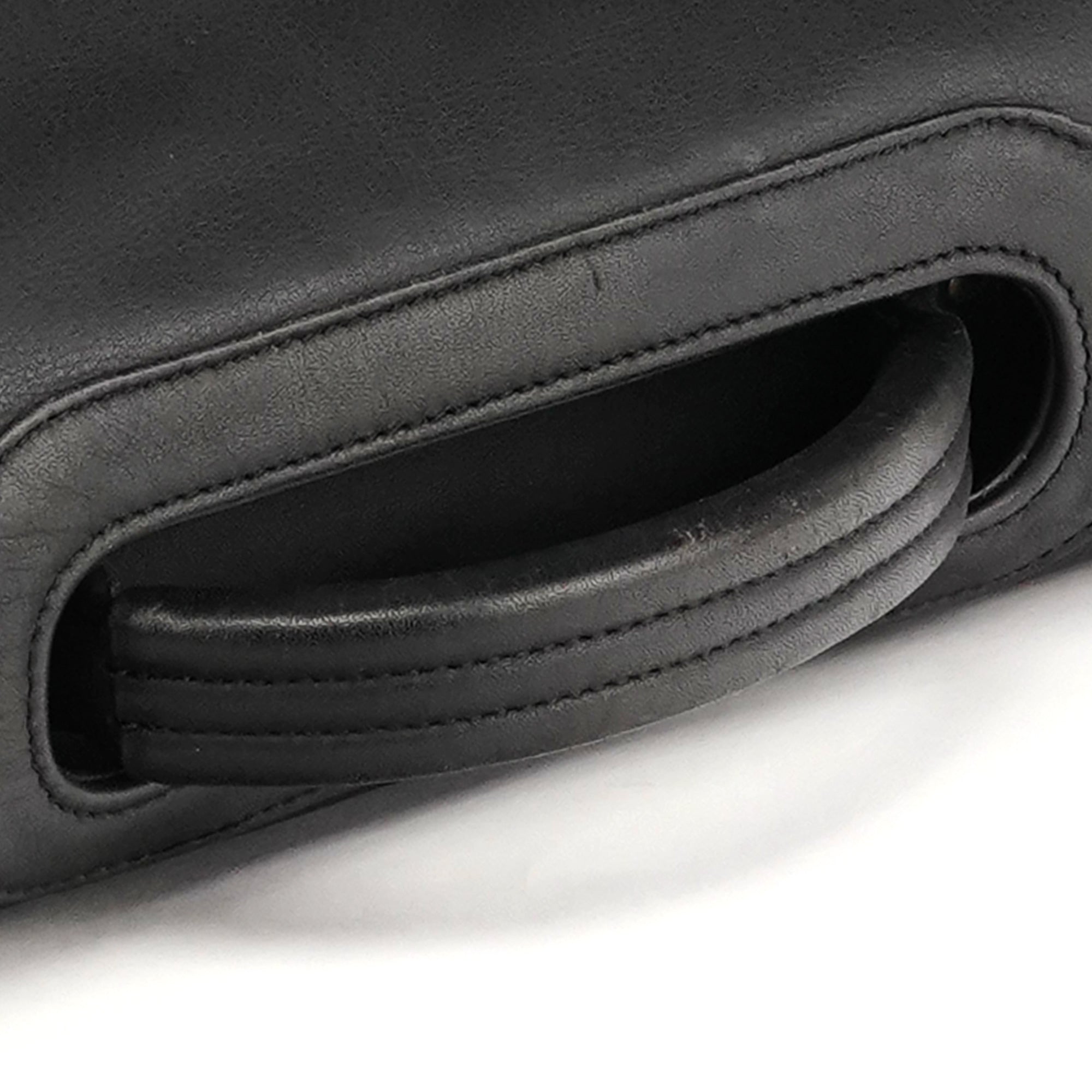 Coach 0532 Black Leather Metropolitan 2-Way Bag