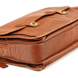 Coach 0532 Sac deux portés Metropolitan en cuir marron clair