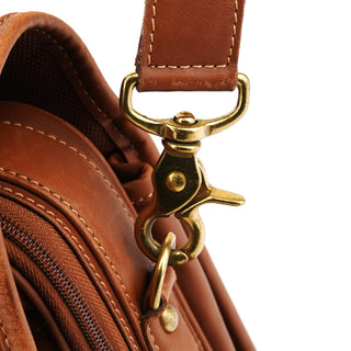 Coach 0532 Light Brown Leather Metropolitan 2-Way Bag