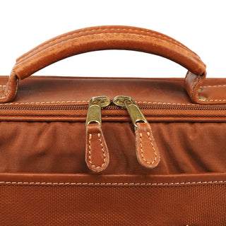 Coach 0532 Light Brown Leather Metropolitan 2-Way Bag