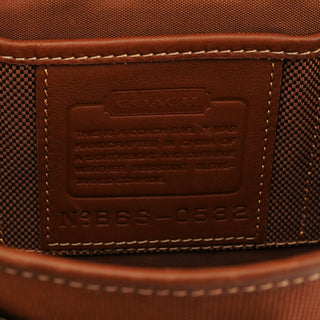 Coach 0532 Light Brown Leather Metropolitan 2-Way Bag