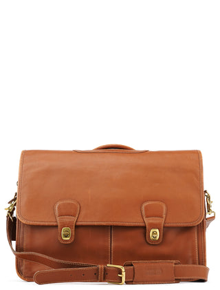 Coach 0532 Light Brown Leather Metropolitan 2-Way Bag