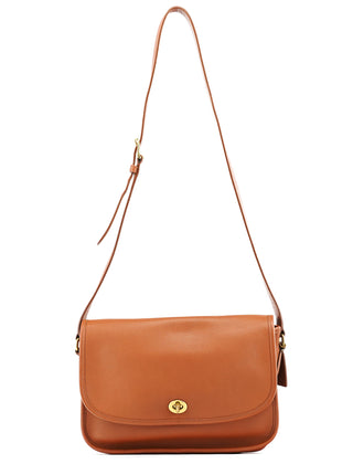 Coach 09790 Light Brown Leather Metropolitan Shoulder Bag
