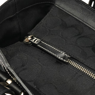 Coach 10079 Black Signature Soho Multi-Pocket Tote Bag