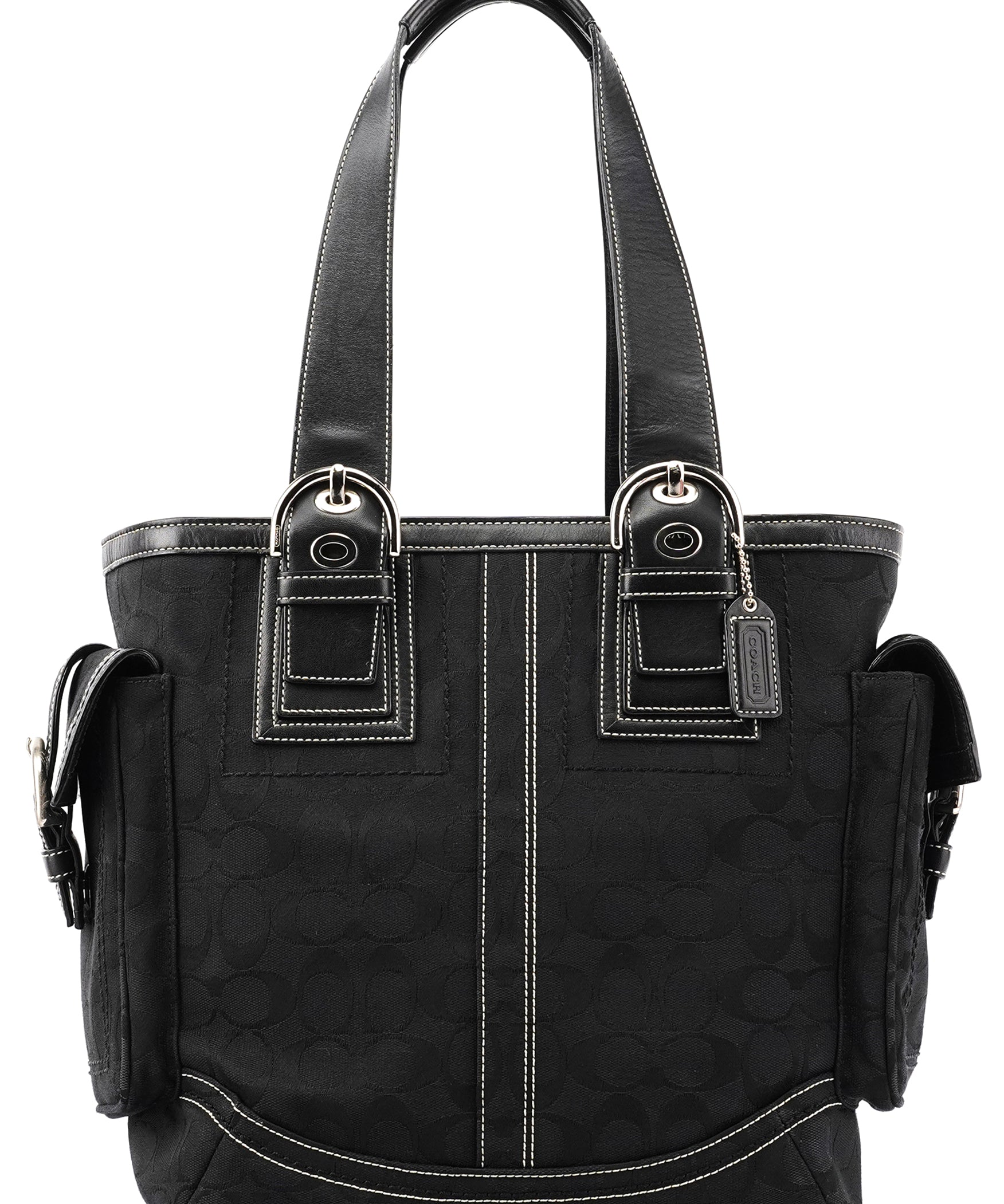 Coach 10079 Black Signature Soho Tote Bag