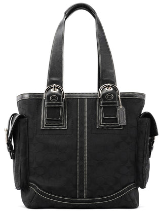Coach 10079 Black Signature Soho Tote Bag