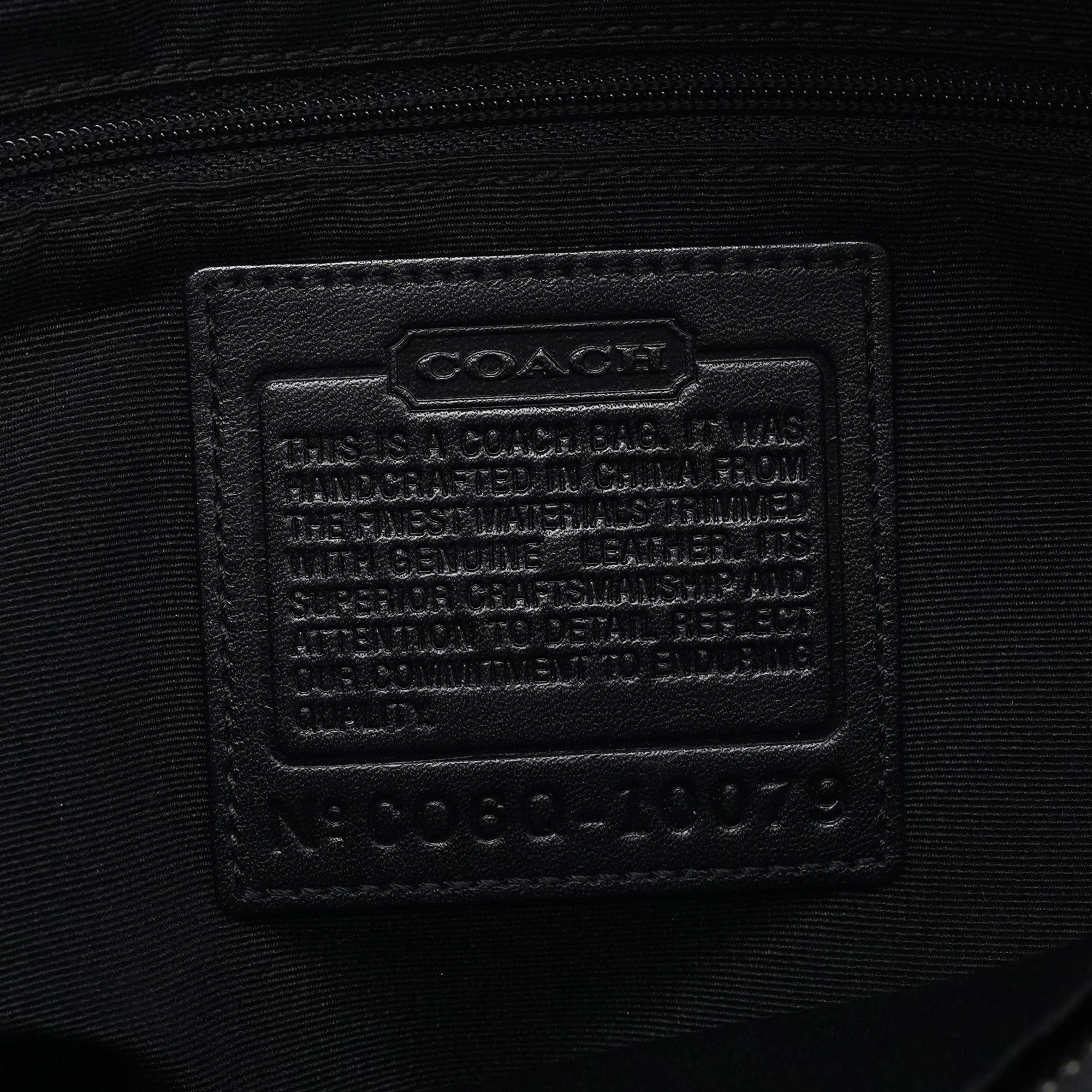 Coach 10079 Black Signature Soho Tote Bag