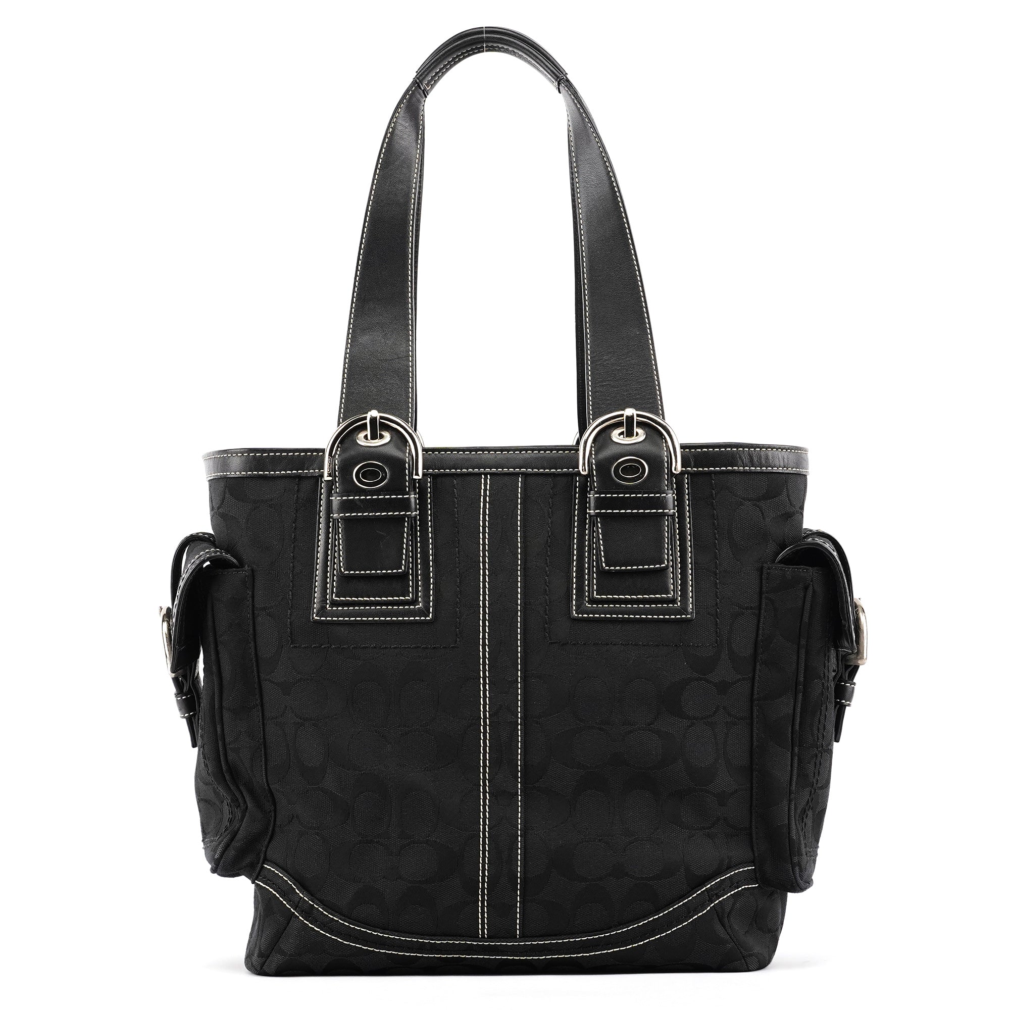 Coach 10079 Black Signature Soho Tote Bag