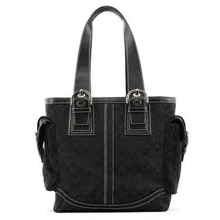 Coach 10079 Black Signature Soho Tote Bag