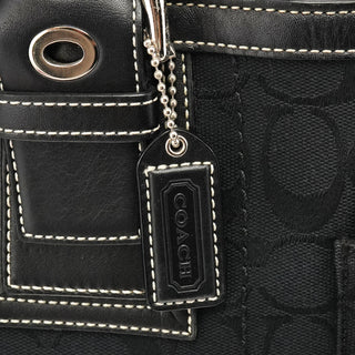 Coach 10079 Black Signature Soho Tote Bag