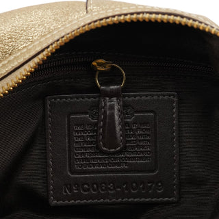 Coach 10179 Gold Leather Shoulder Bag