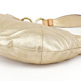 Coach 10179 Gold Leather Shoulder Bag