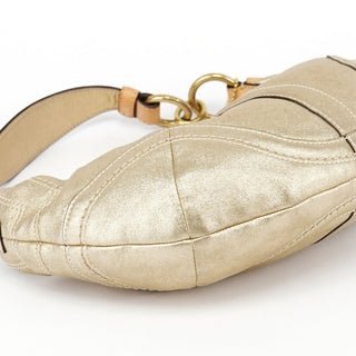 Coach 10179 Gold Leather Shoulder Bag