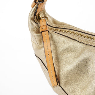 Coach 10179 Gold Leather Shoulder Bag