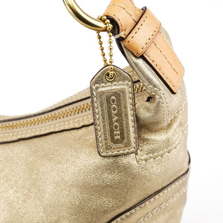 Coach 10179 Gold Leather Shoulder Bag