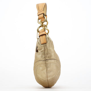 Coach 10179 Gold Leather Shoulder Bag