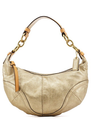 Coach 10179 Gold Leather Shoulder Bag