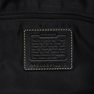 Coach 10213 Black Pebbled Leather Hampton Tote Bag