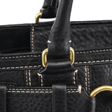 Coach 10213 Black Pebbled Leather Hamptons Tote Bag