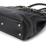Coach 10213 Black Pebbled Leather Hamptons Tote Bag