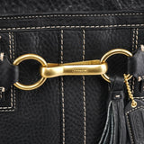 Coach 10213 Black Pebbled Leather Hamptons Tote Bag