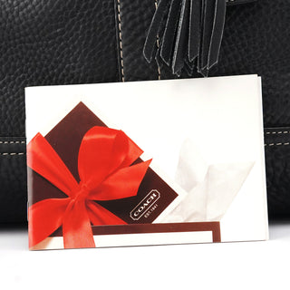 Coach 10213 Black Pebbled Leather Hamptons Tote Bag
