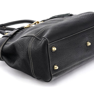 Coach 10213 Black Pebbled Leather Hamptons Tote Bag