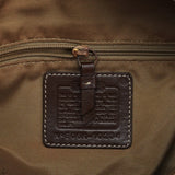 Coach 10234 Beige Brown Signature Patchwork Tote Bag