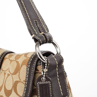 Coach 10297 Beige Brown Soho Shoulder Bag