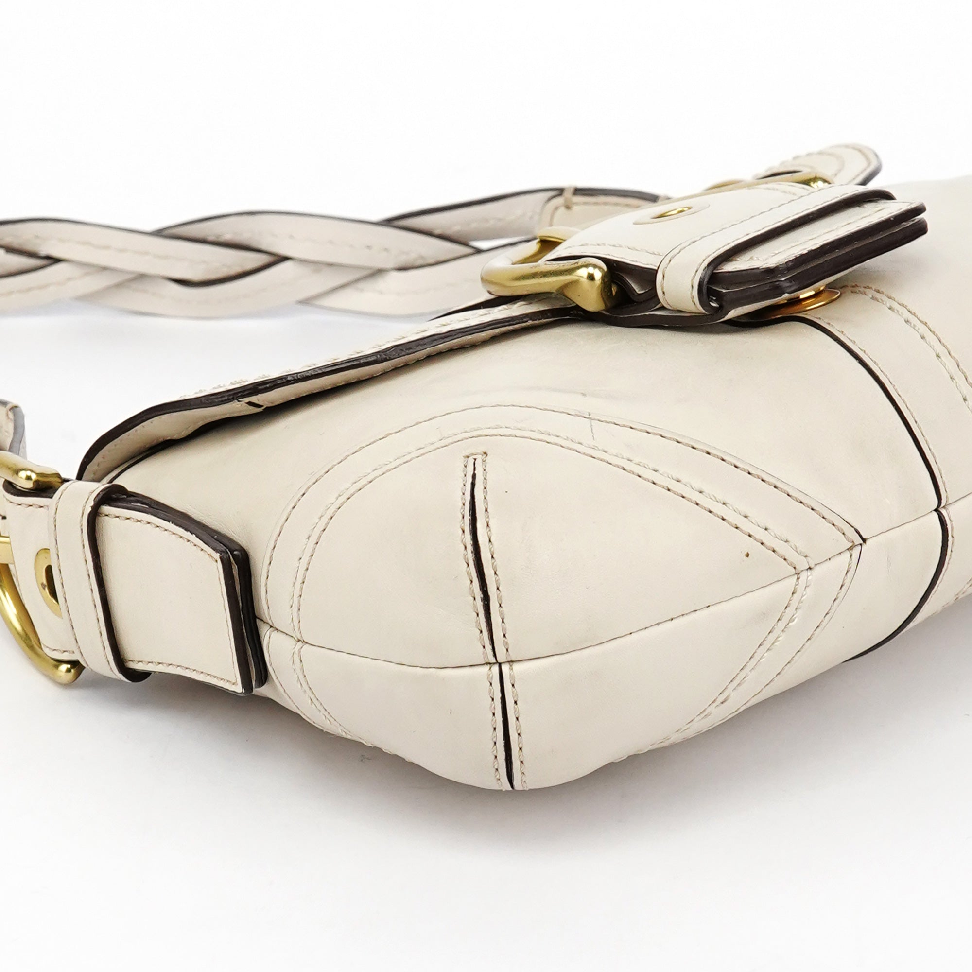 Coach 10317 Ivory Leather Soho Shoulder Bag