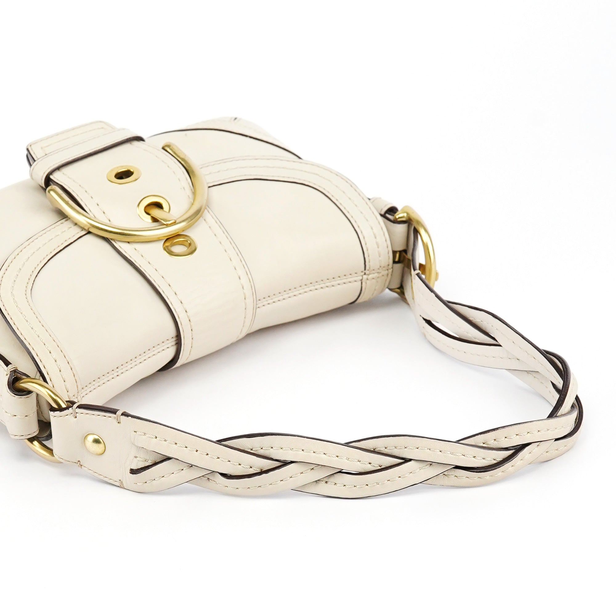 Coach 10317 Ivory Leather Soho Shoulder Bag