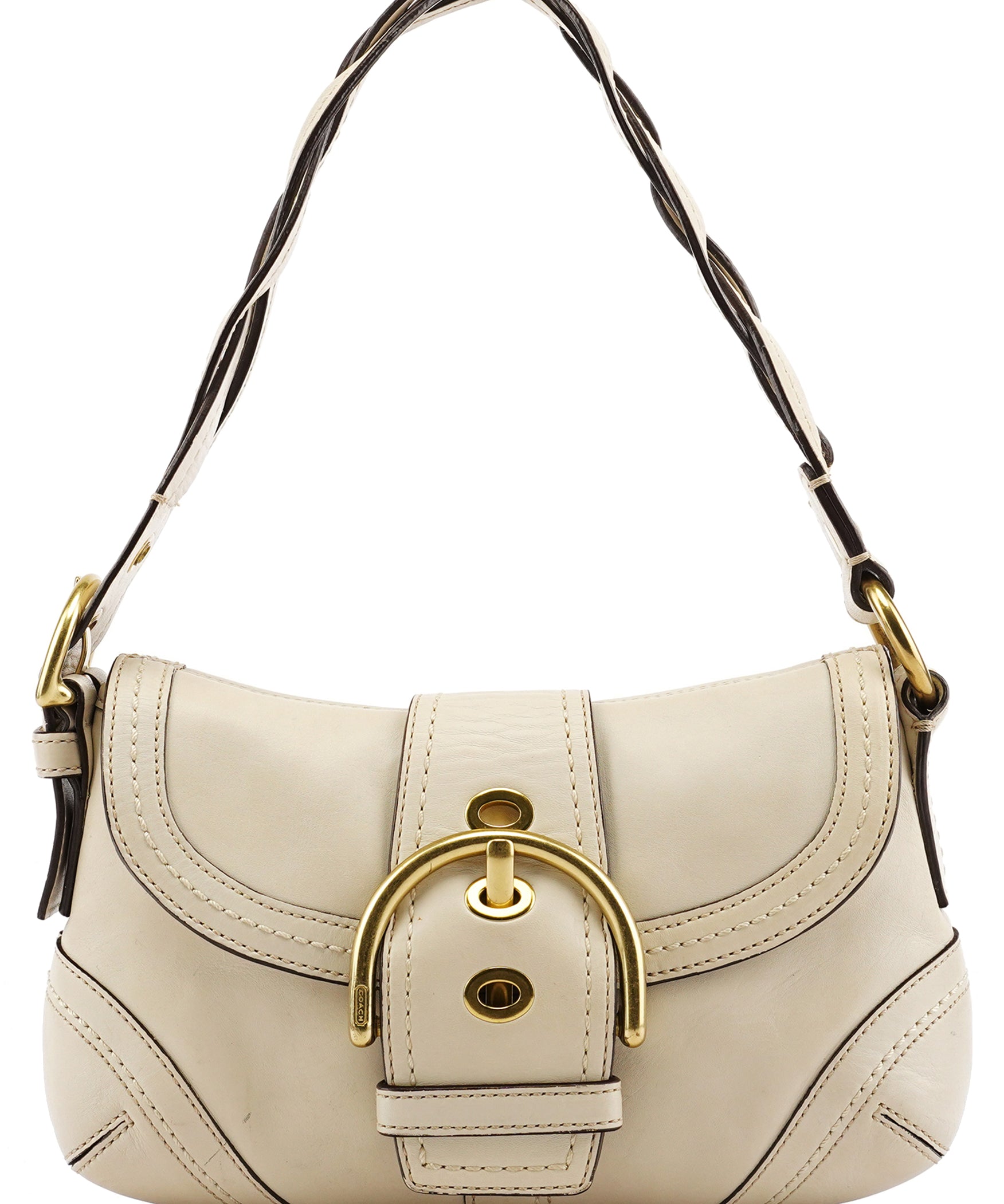 Coach 10317 Ivory Leather Soho Shoulder Bag