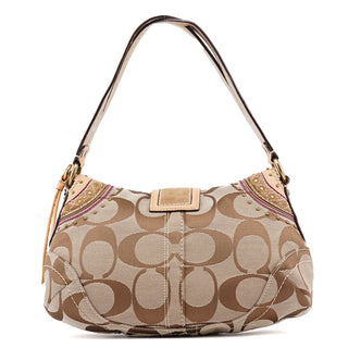 Coach 10484 Beige Signature C Soho Shoulder Bag