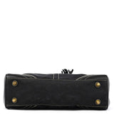 Coach 10507 Black Signature Canvas Hamptons Tote Bag