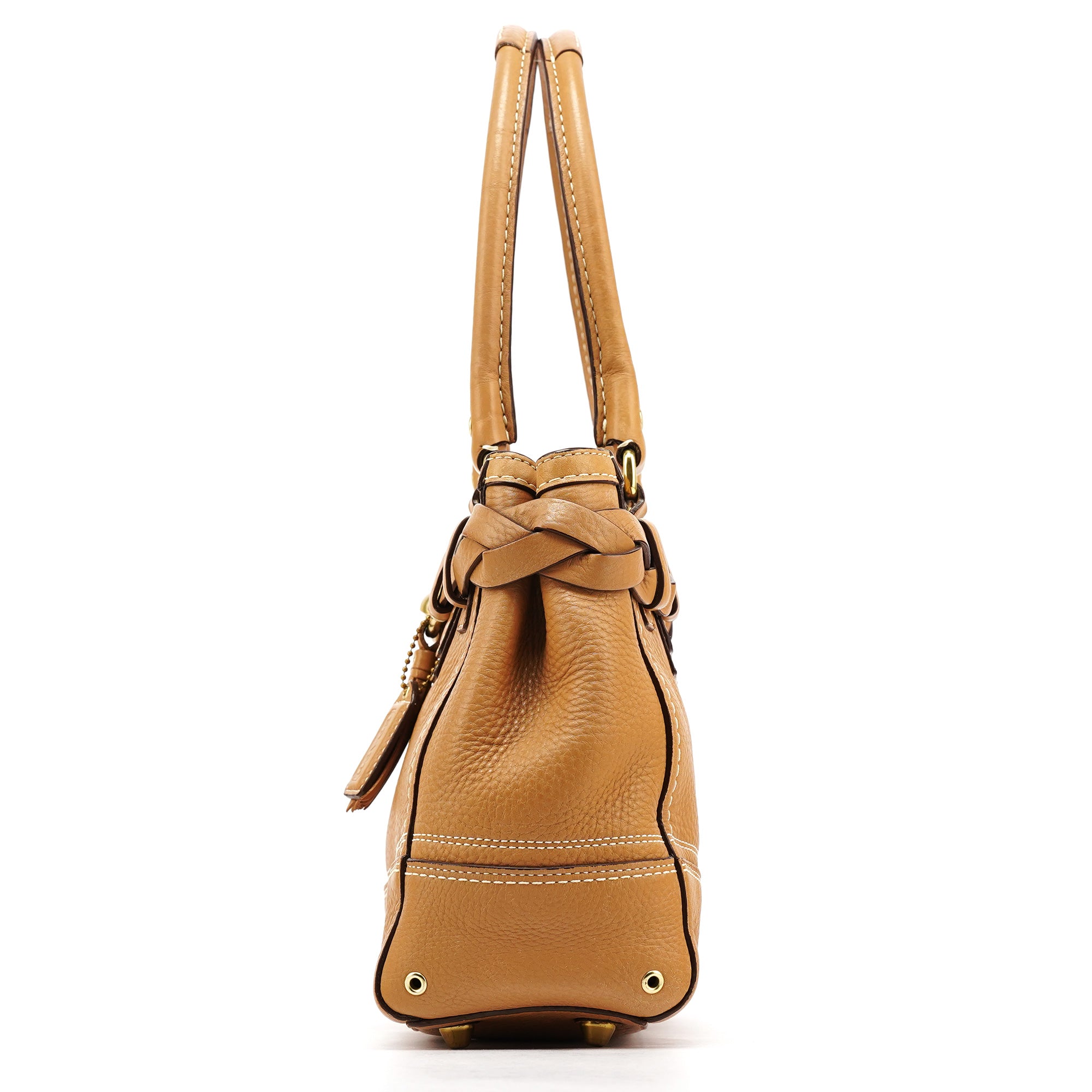 Coach 10528 Beige Leather Hamptons Tote Bag
