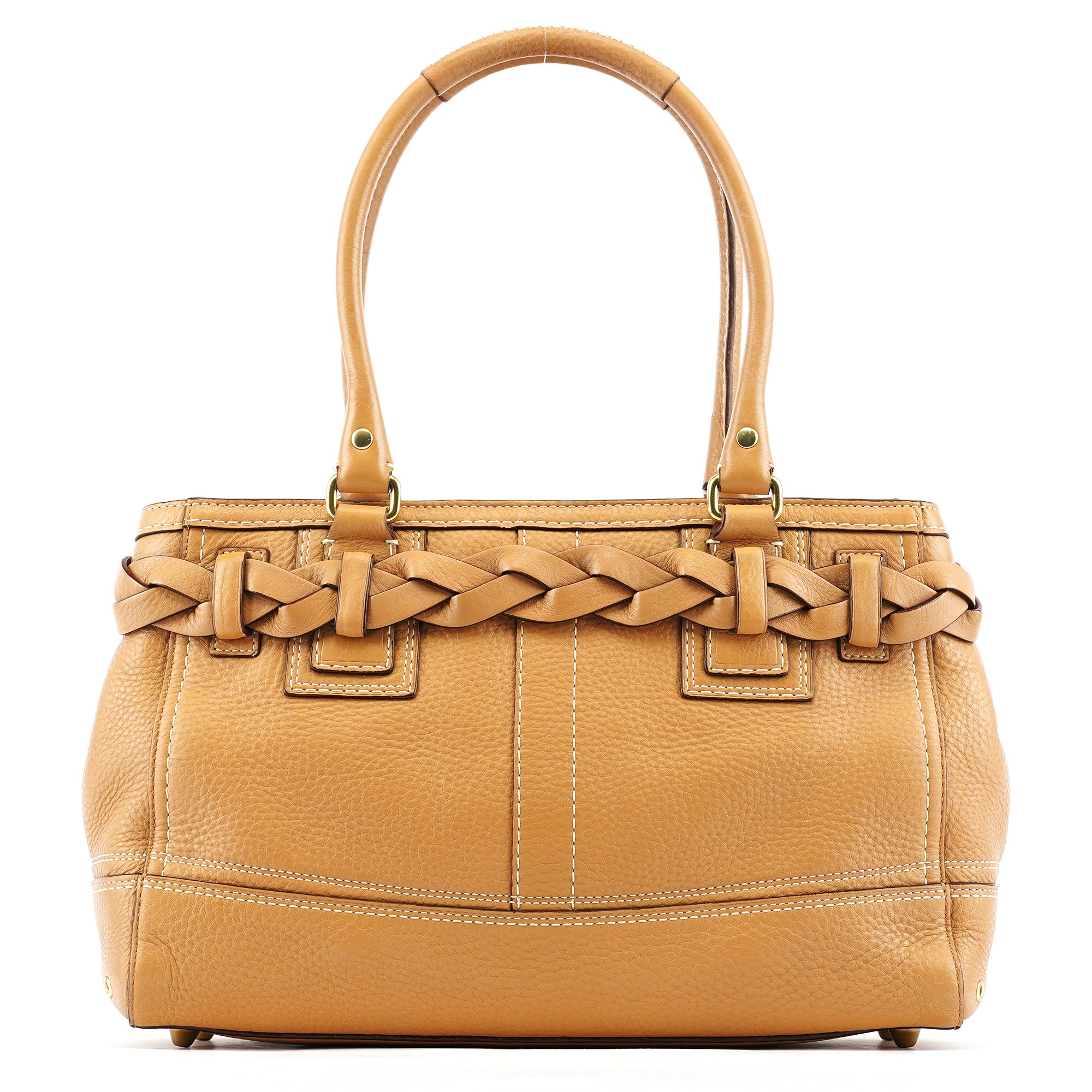 Coach 10528 Beige Leather Hamptons Tote Bag