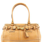 Coach 10528 Beige Leather Hamptons Tote Bag