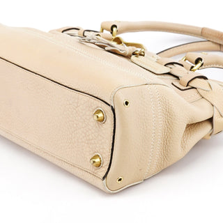 Coach 10528 Beige Pebbled Leather Hamptons Tote Bag