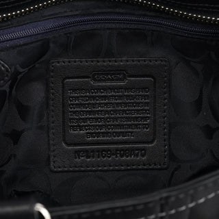 Coach 10531 Black Leather Hampton Tote Bag