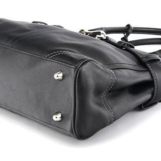 Coach 10531 Black Leather Hampton Tote Bag