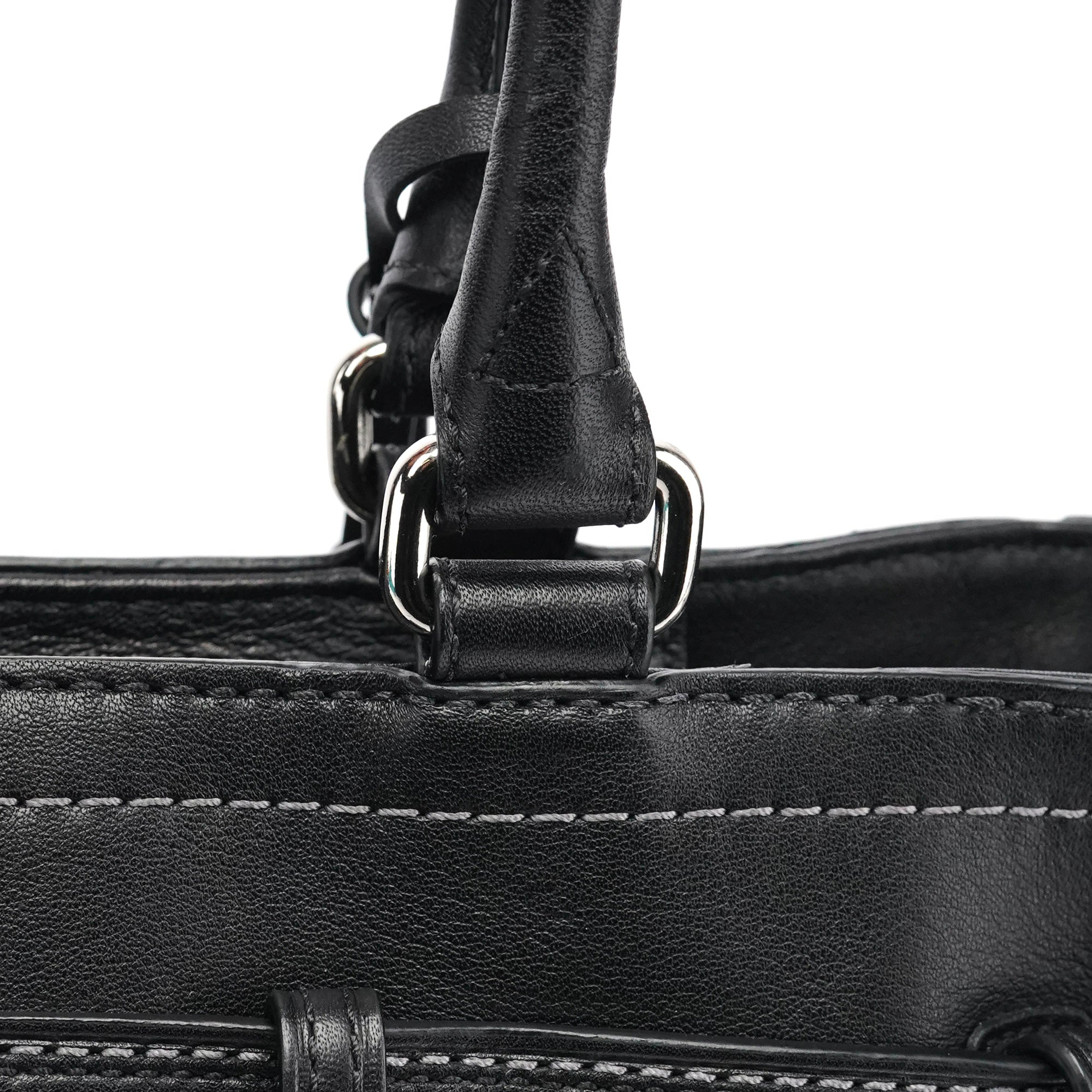 Coach 10531 Black Leather Hampton Tote Bag